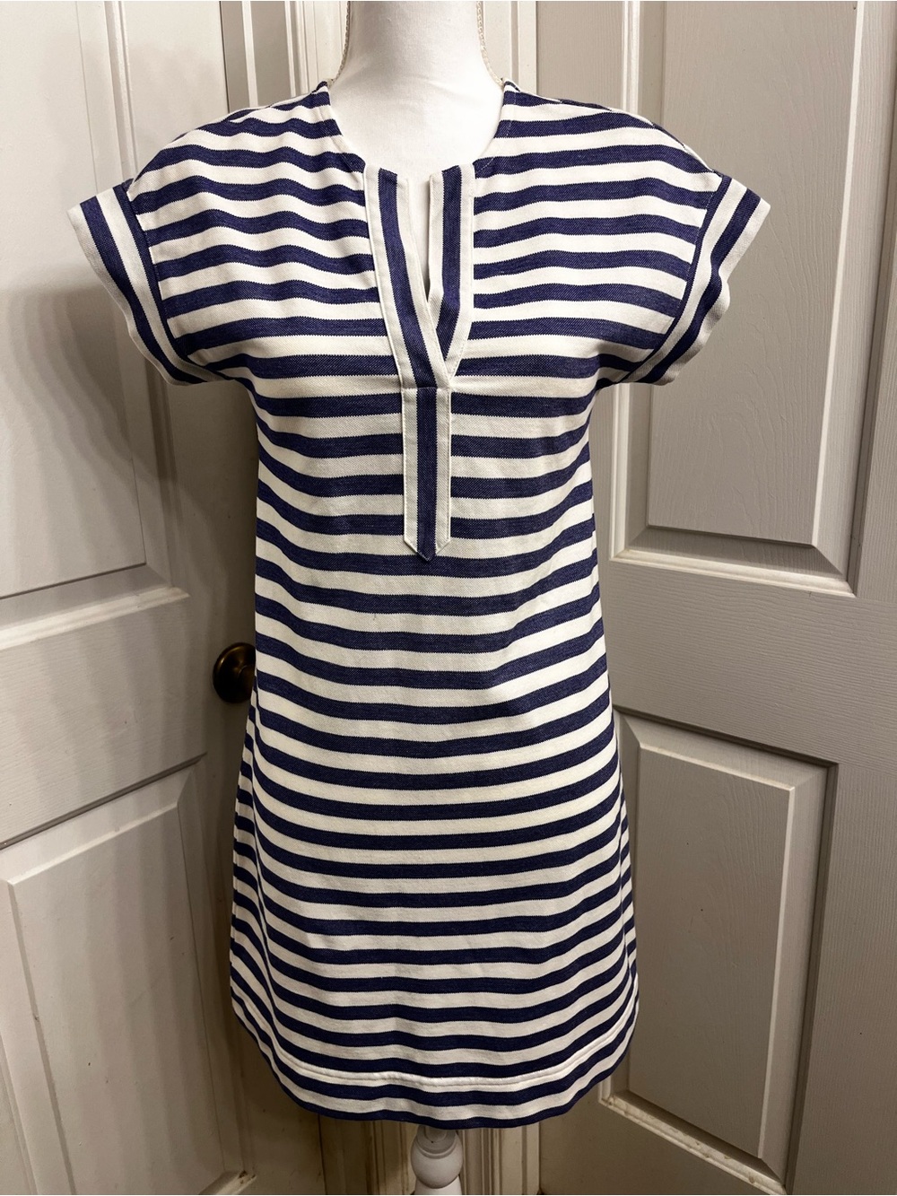 Vineyard Vines Striped Navy and White Tunic Dress